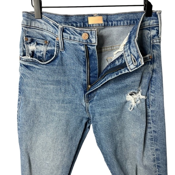 Mother The Insider Ankle Jeans Distressed Ankle and Doom Wash Size 29 Denim - Picture 3 of 8